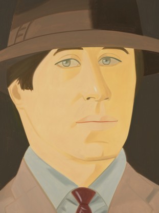 Alex Katz, Homme au chapeau brun, 1979